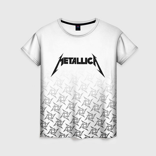 Женская футболка METALLICA / 3D-принт – фото 1