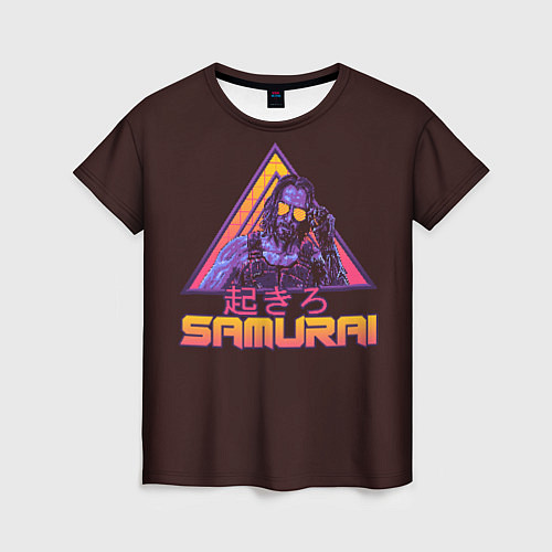 Женская футболка Johnny Silverhand - SAMURAI / 3D-принт – фото 1