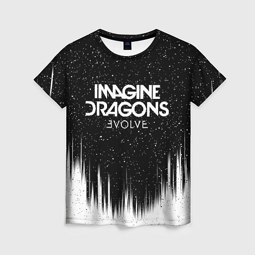 Женская футболка IMAGINE DRAGONS / 3D-принт – фото 1