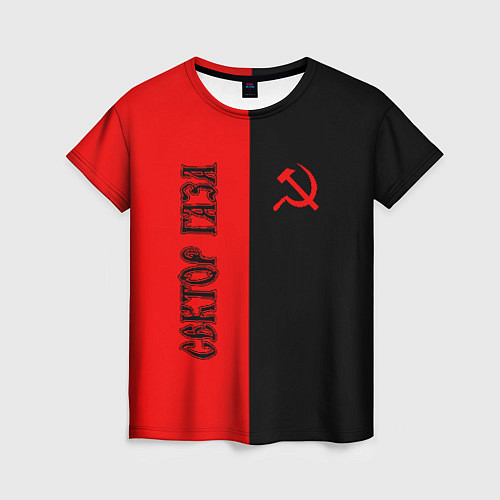 Женская футболка Сектор Газа / 3D-принт – фото 1