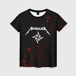 Футболка женская METALLICA, цвет: 3D-принт