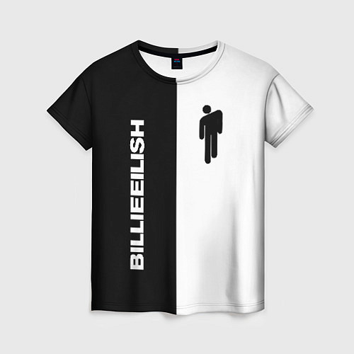 Женская футболка BILLIE EILISH / 3D-принт – фото 1