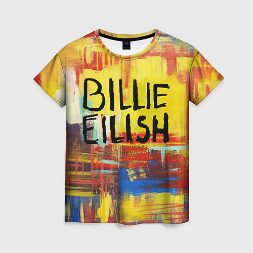 Женская футболка Billie Eilish: Art / 3D-принт – фото 1