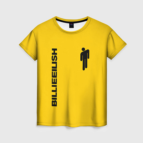 Женская футболка BILLIE EILISH / 3D-принт – фото 1