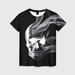 Футболка женская Wind - smoky skull, цвет: 3D-принт