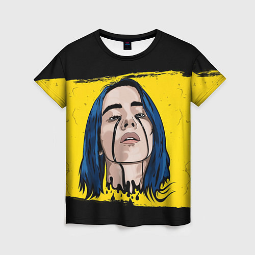 Женская футболка Billie Eilish / 3D-принт – фото 1