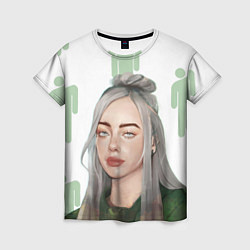 Женская футболка Billie Eilish