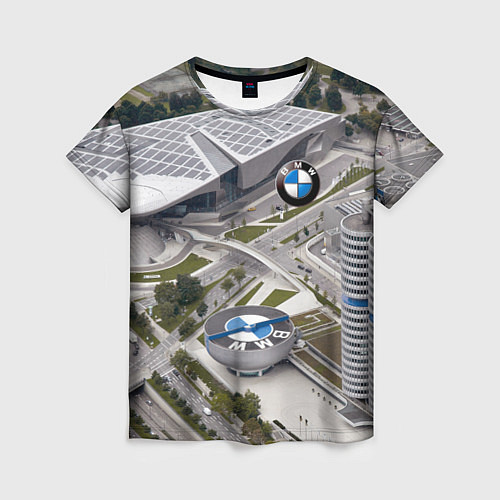 Женская футболка BMW city / 3D-принт – фото 1