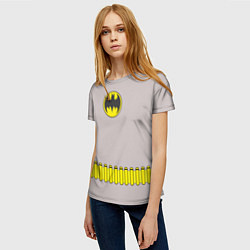 Футболка женская Batman - костюм, цвет: 3D-принт — фото 2