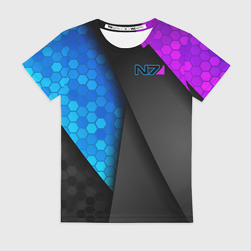 Женская футболка Mass Effect N7 / 3D-принт – фото 1