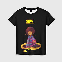 Футболка женская UNDERTALE FRISK, цвет: 3D-принт