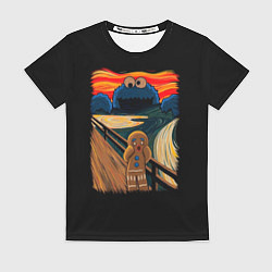 Футболка женская Крик, цвет: 3D-принт