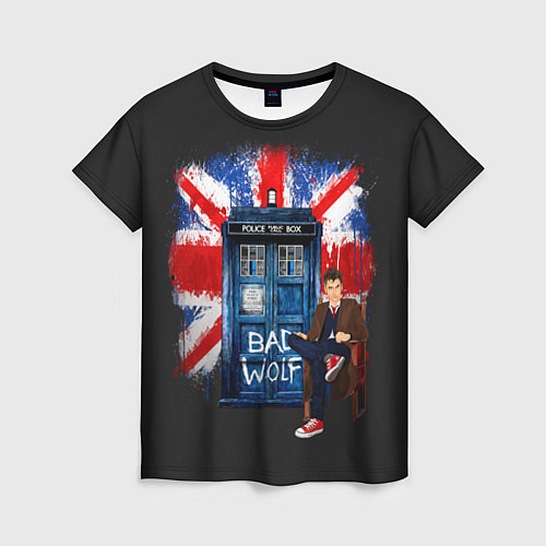 Женская футболка Doctor Who: Bad Wolf / 3D-принт – фото 1
