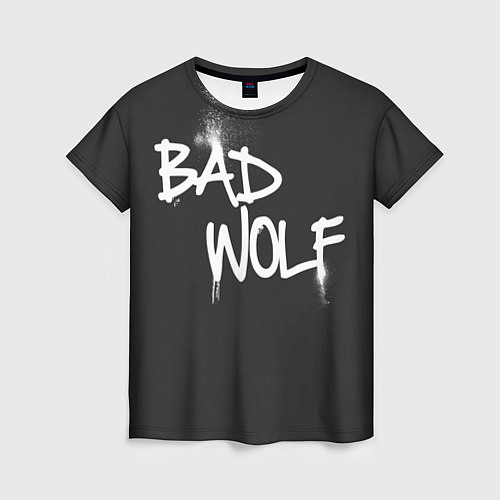 Женская футболка Bad Wolf / 3D-принт – фото 1