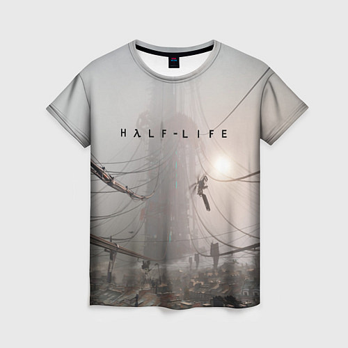 Женская футболка HALF-LIFE / 3D-принт – фото 1