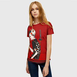 Футболка женская Demon Slayer, цвет: 3D-принт — фото 2