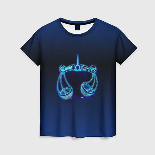 Женская футболка Знаки Зодиака Весы / 3D-принт – фото 1