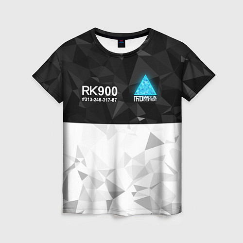 Женская футболка RK900 CONNOR / 3D-принт – фото 1