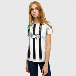 Футболка женская Juventus home 20-21, цвет: 3D-принт — фото 2