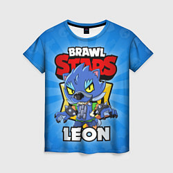 Футболка женская BRAWL STARS WEREWOLF LEON, цвет: 3D-принт