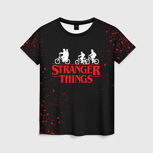 Женская футболка STRANGER THINGS / 3D-принт – фото 1