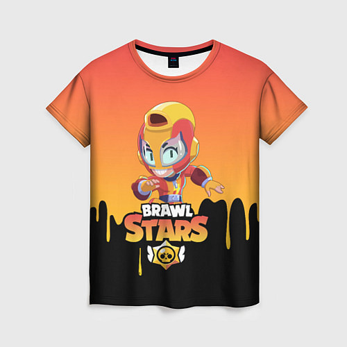 Женская футболка BRAWL STARS MAX / 3D-принт – фото 1