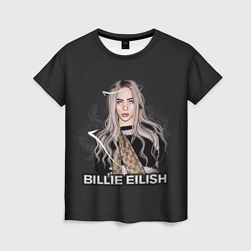 Женская футболка BILLIE EILISH / 3D-принт – фото 1