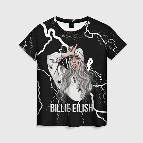 Женская футболка BILLIE EILISH / 3D-принт – фото 1