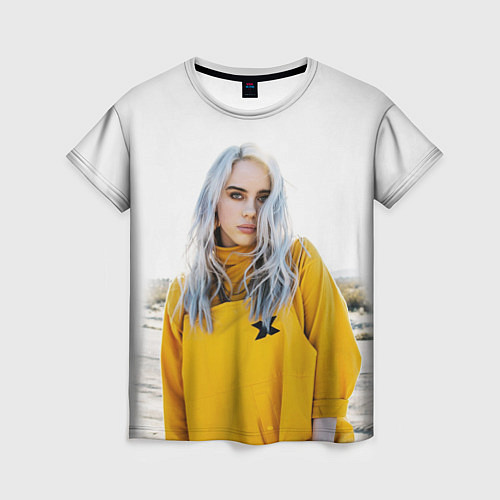 Женская футболка BILLIE EILISH / 3D-принт – фото 1