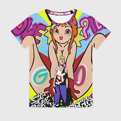 Женская футболка GTO Онидзука графити