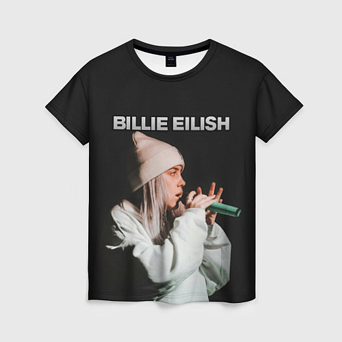 Женская футболка BILLIE EILISH / 3D-принт – фото 1