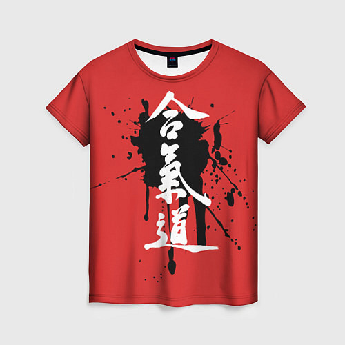 Женская футболка Айкидо / 3D-принт – фото 1