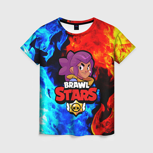 Женская футболка BRAWL STARS SHELLY / 3D-принт – фото 1