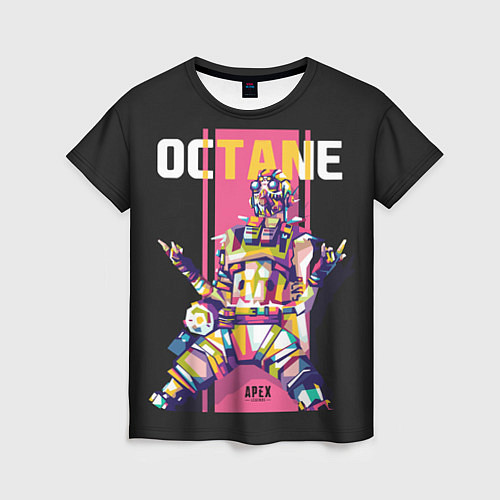 Женская футболка Apex Legends Octane / 3D-принт – фото 1