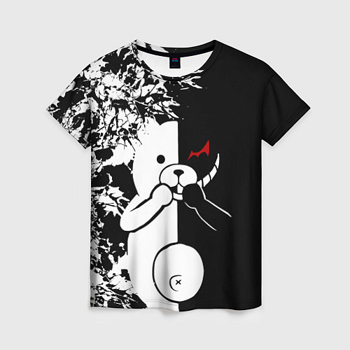 Женская футболка Monokuma / 3D-принт – фото 1