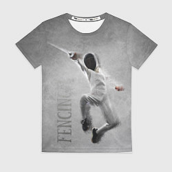 Женская футболка Fencing