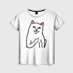 Женская футболка Meme Cat