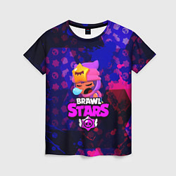Женская футболка BRAWL STARS:СЭНДИ