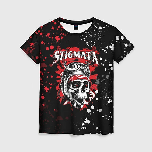 Женская футболка Stigmata / 3D-принт – фото 1