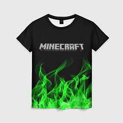 Футболка женская MINECRAFT FIRE, цвет: 3D-принт