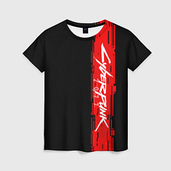 Женская футболка CYBERPUNK 2077
