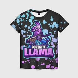 Женская футболка Fortnite LLAMA