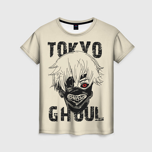 Женская футболка Токийский гуль / 3D-принт – фото 1