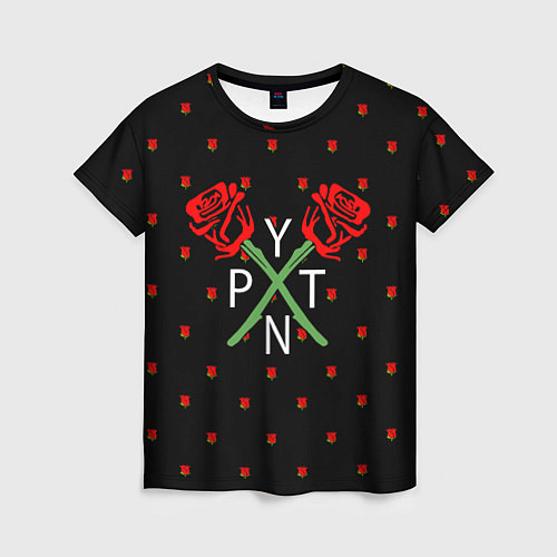 Женская футболка Payton Moormeier: Roses / 3D-принт – фото 1