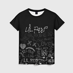 Женская футболка LIL PEEP