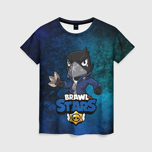 Женская футболка Brawl Stars CROW / 3D-принт – фото 1