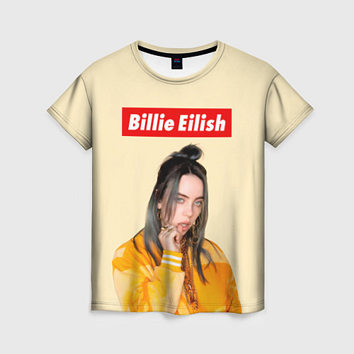 Женская футболка BILLIE EILISH / 3D-принт – фото 1