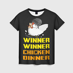 Женская футболка Winner Chicken Dinner