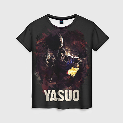 Женская футболка Yasuo / 3D-принт – фото 1