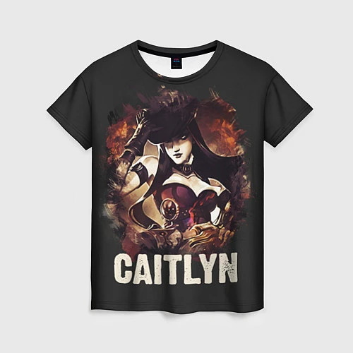Женская футболка Caitlyn / 3D-принт – фото 1